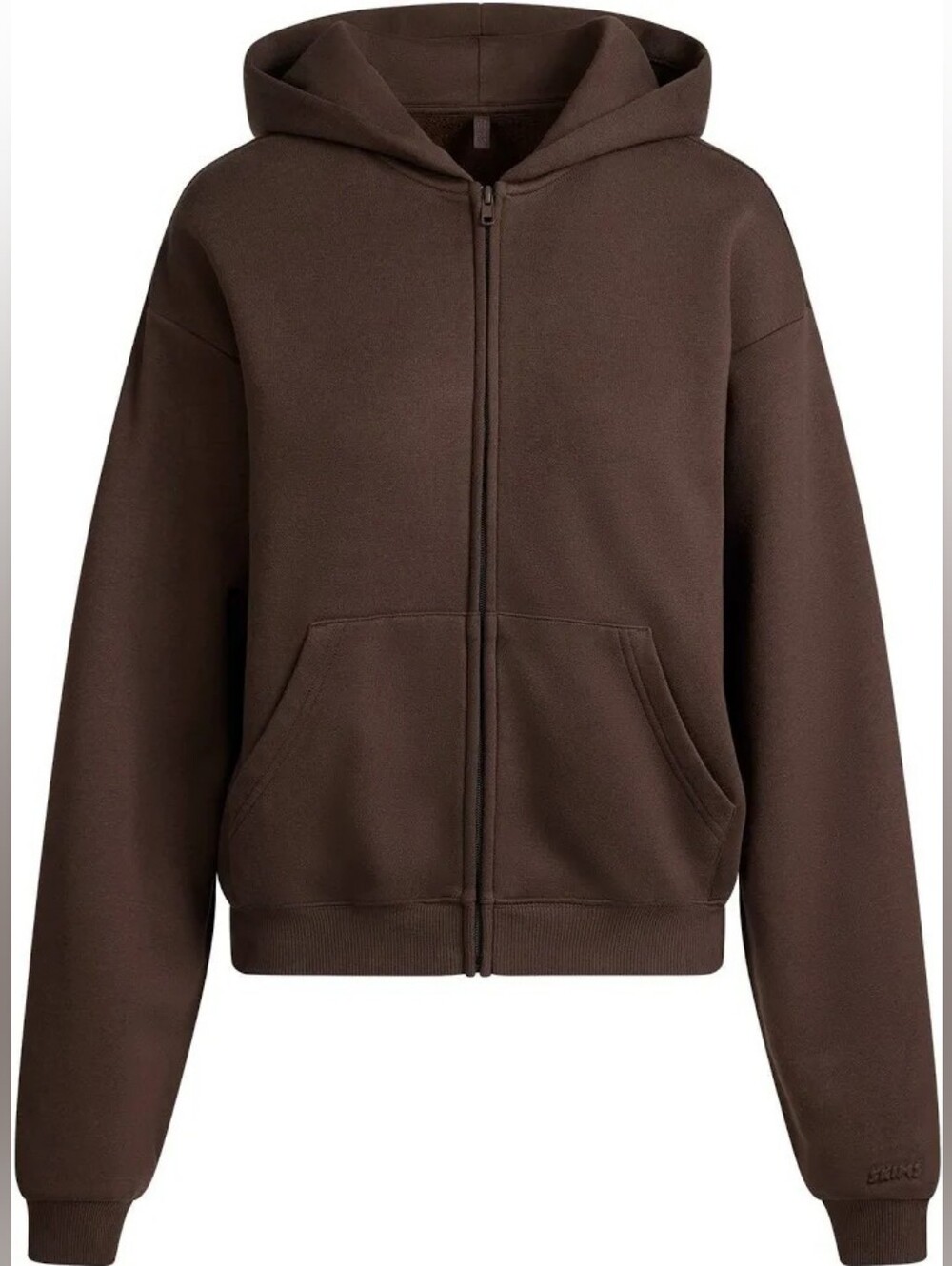 NWT Skims Cotton Fleece Zip Up